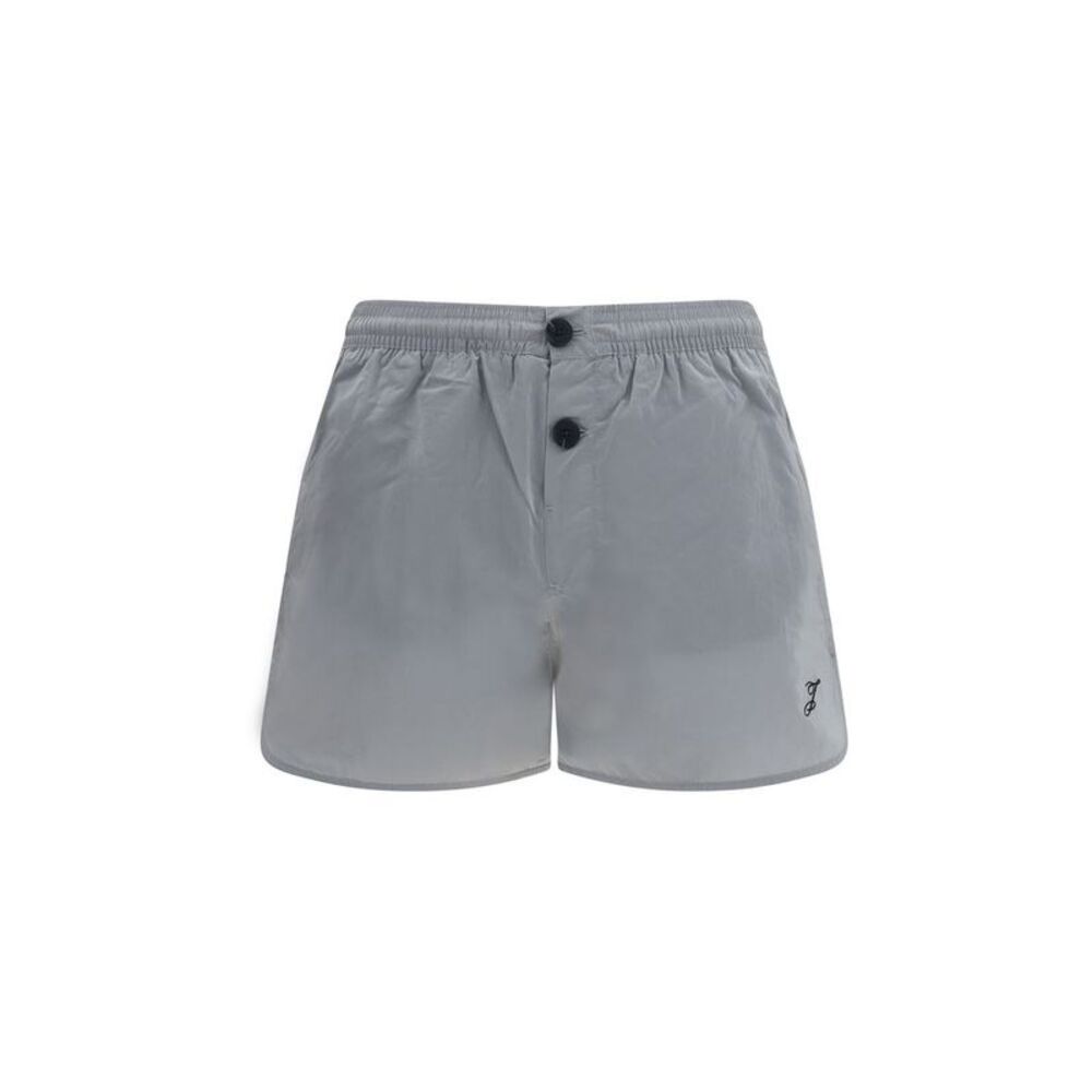 Jacquemus Gray Nylon Bermuda Men's Shorts